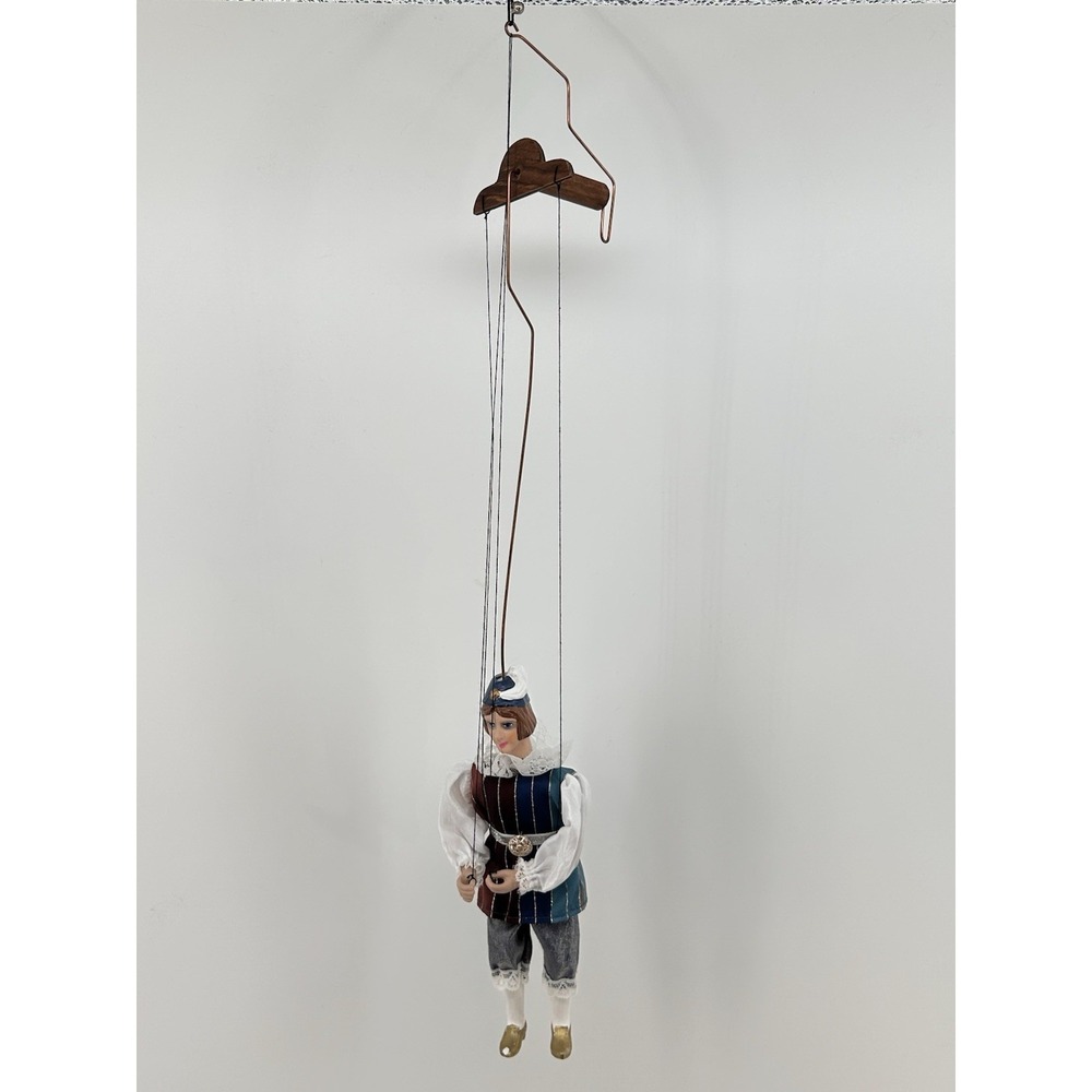 Vintage Czech Marionette Puppet Prince